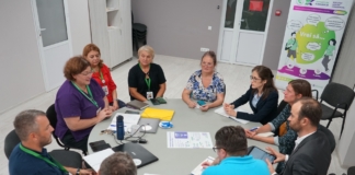 Reprezentanți ai UNICEF Moldova, Ambasadei Germaniei la Chişinău și Oficiului KfW în Republica Moldova, în vizită la NEOVITA. Foto: neovita.md